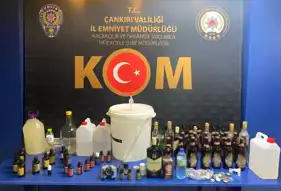Çankırı'da Sahte İçki Baskını: 5 Gözaltı