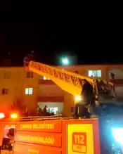 Çankırı Apartmanında Baca Yangını Sönmüştür
