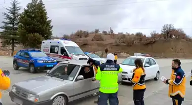 Çankırı'da Trafik Güvenliği İçin Fermuar Sistemi Eğitimi
