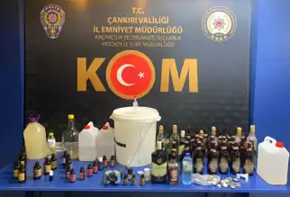 Çankırı'da Sahte İçki Baskını: 5 Gözaltı