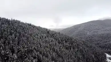Ilgaz Dağı'nda Muhteşem Kar Manzarası!