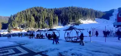Yıldıztepe Kayak Merkezi Yılbaşında Doldu Taştı!