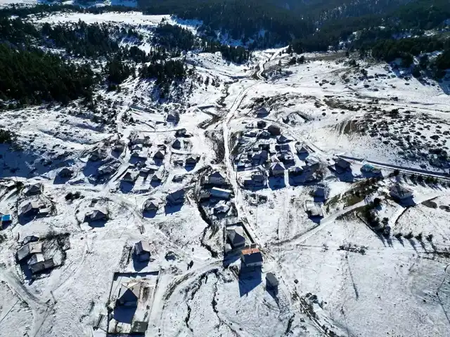 Yapraklı'da Kış Masalı: Büyük Yayla'nın Karlı Güzelliği